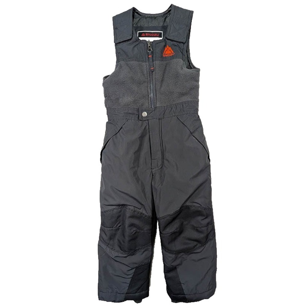 Snozu Overall Snow Pants 4T Gray Alpine Ski Snowboard Utility Winter Techwear